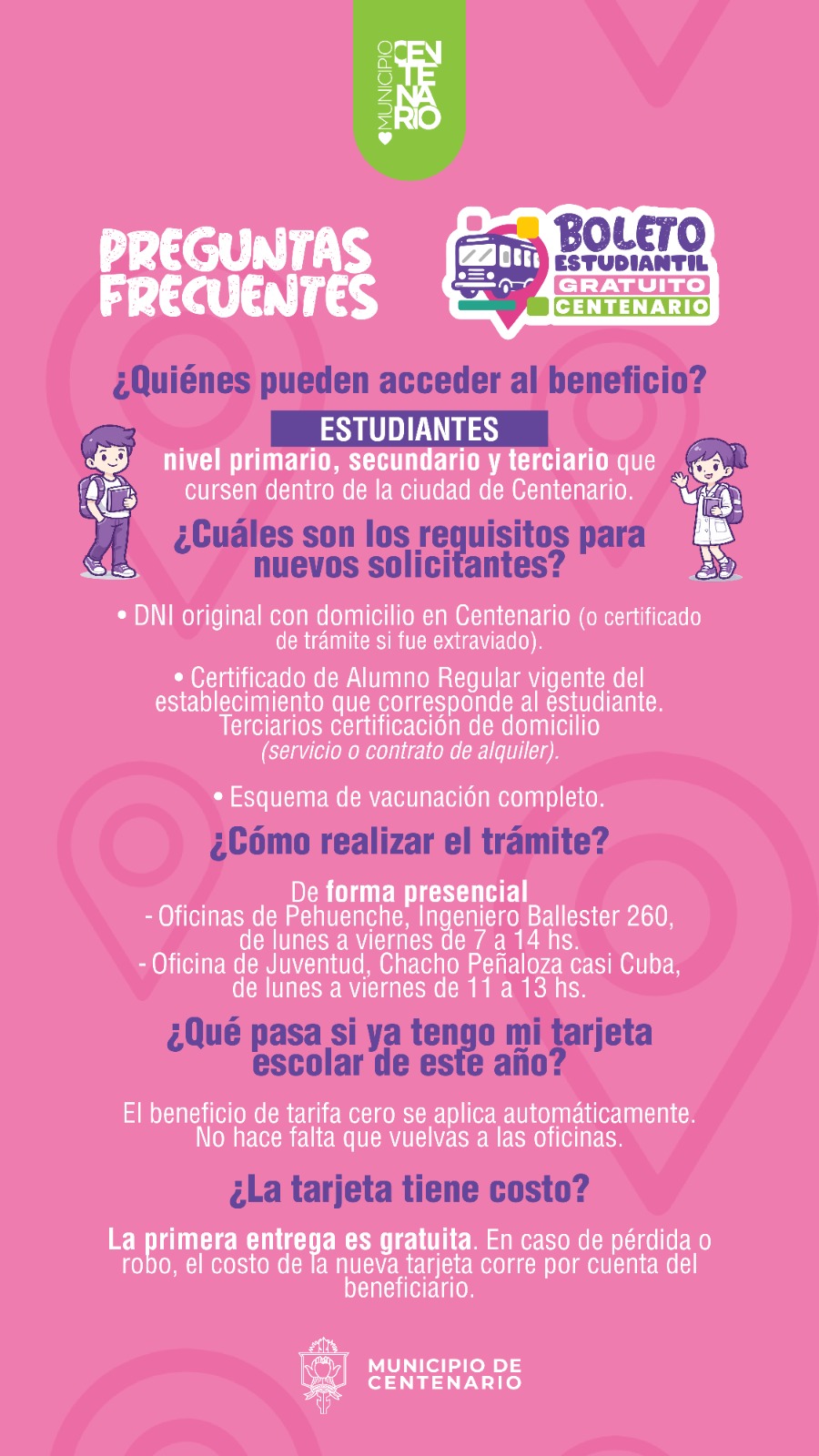 Imagen de EL BOLETO ESCOLAR GRATUITO TAMBIÉN SE PUEDE TRAMITAR EN JUVENTUD 
