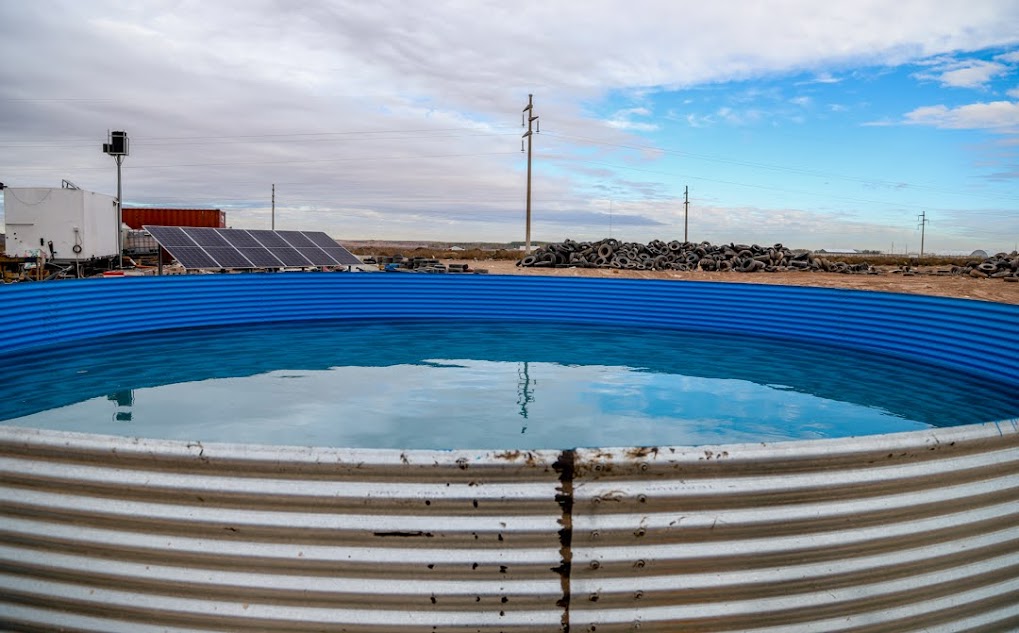 Imagen de FINALIZÓ LA OBRA DEL TANQUE RESERVORIO EN LAS JARILLAS PARA FORTALECER LA SEGURIDAD Y EL CONTROL AMBIENTAL