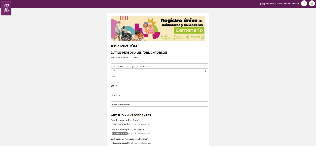 Imagen de ABREN LAS INSCRIPCIONES PARA EL REGISTRO ÚNICO EN CUIDADOS GERONTOLÓGICOS