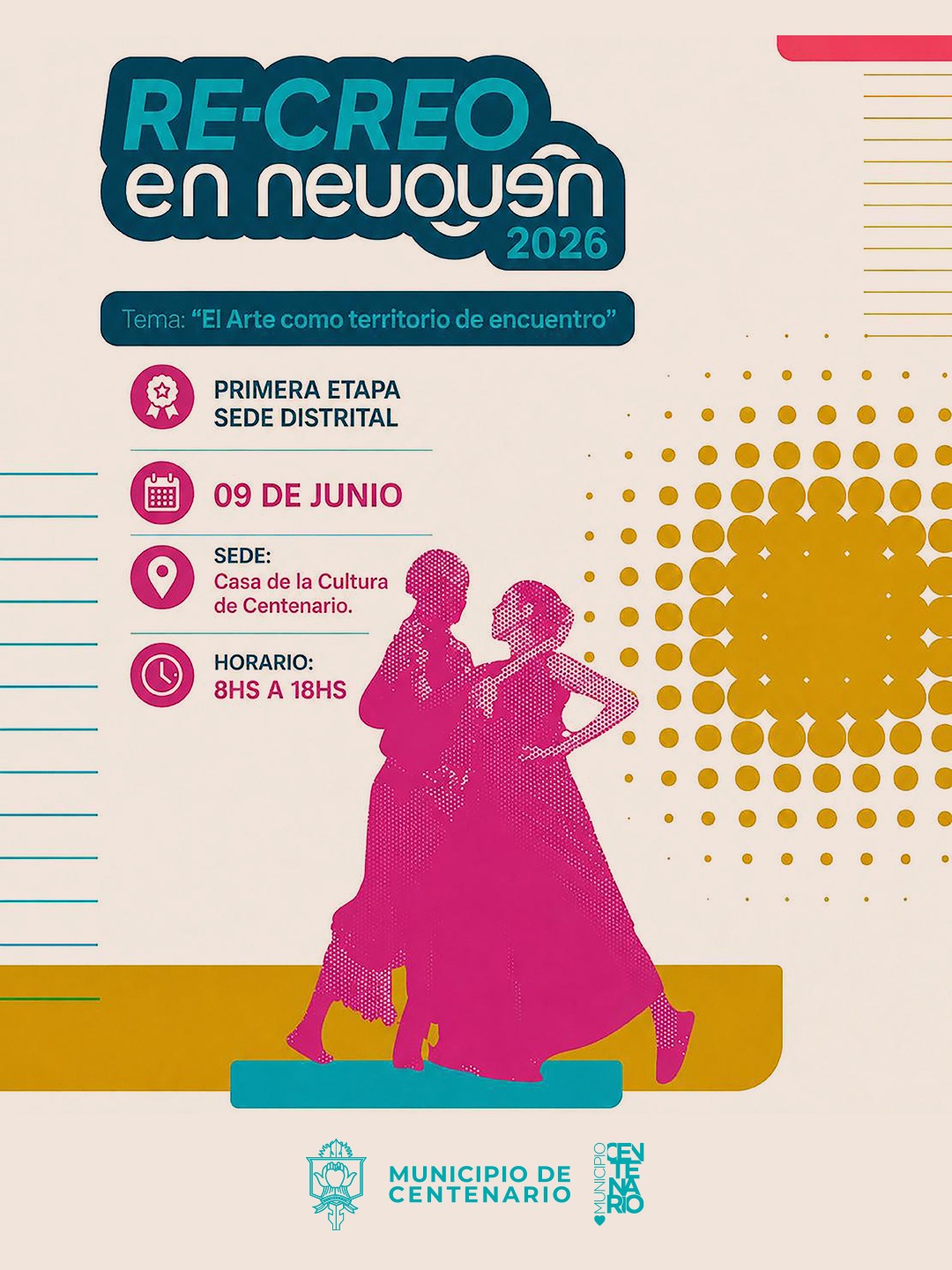 Imagen de RE-CREO EN NEUQUÉN LLEGA MAÑANA A CENTENARIO CON UNA JORNADA DE ARTE, DEPORTE Y PARTICIPACIÓN JUVENIL