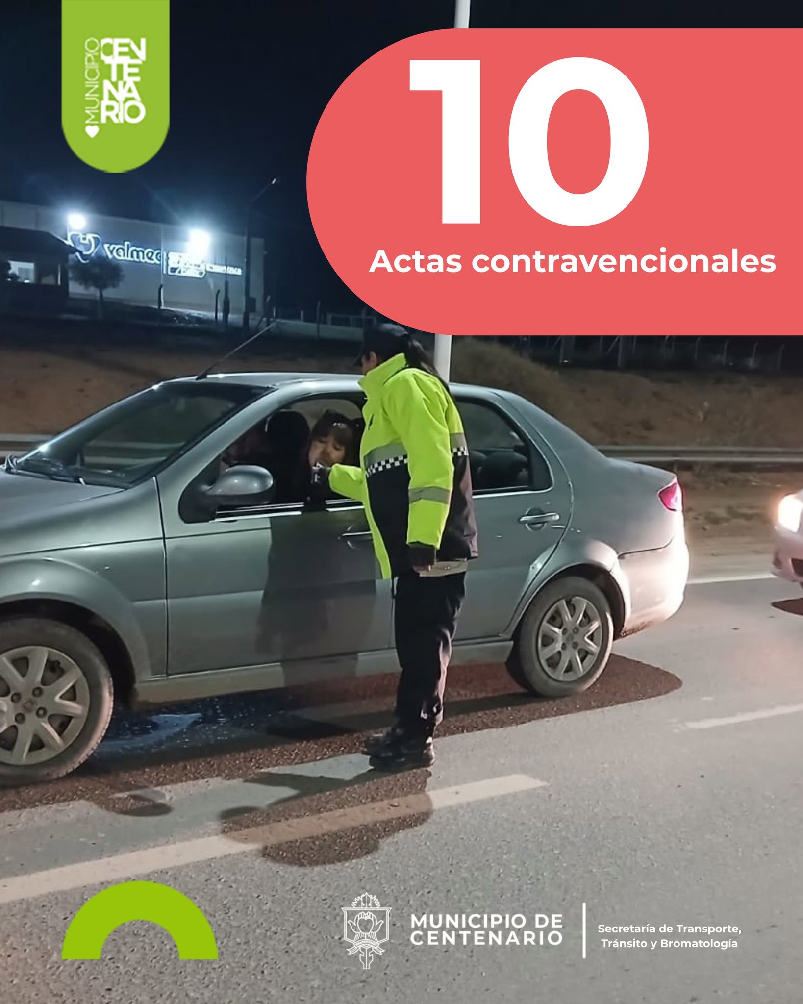 Imagen de OPERATIVO DE CONTROL VEHICULAR: MUNICIPIO, POLICÍA Y TRÁNSITO FORTALECEN LA SEGURIDAD VIAL EN RUTA 7