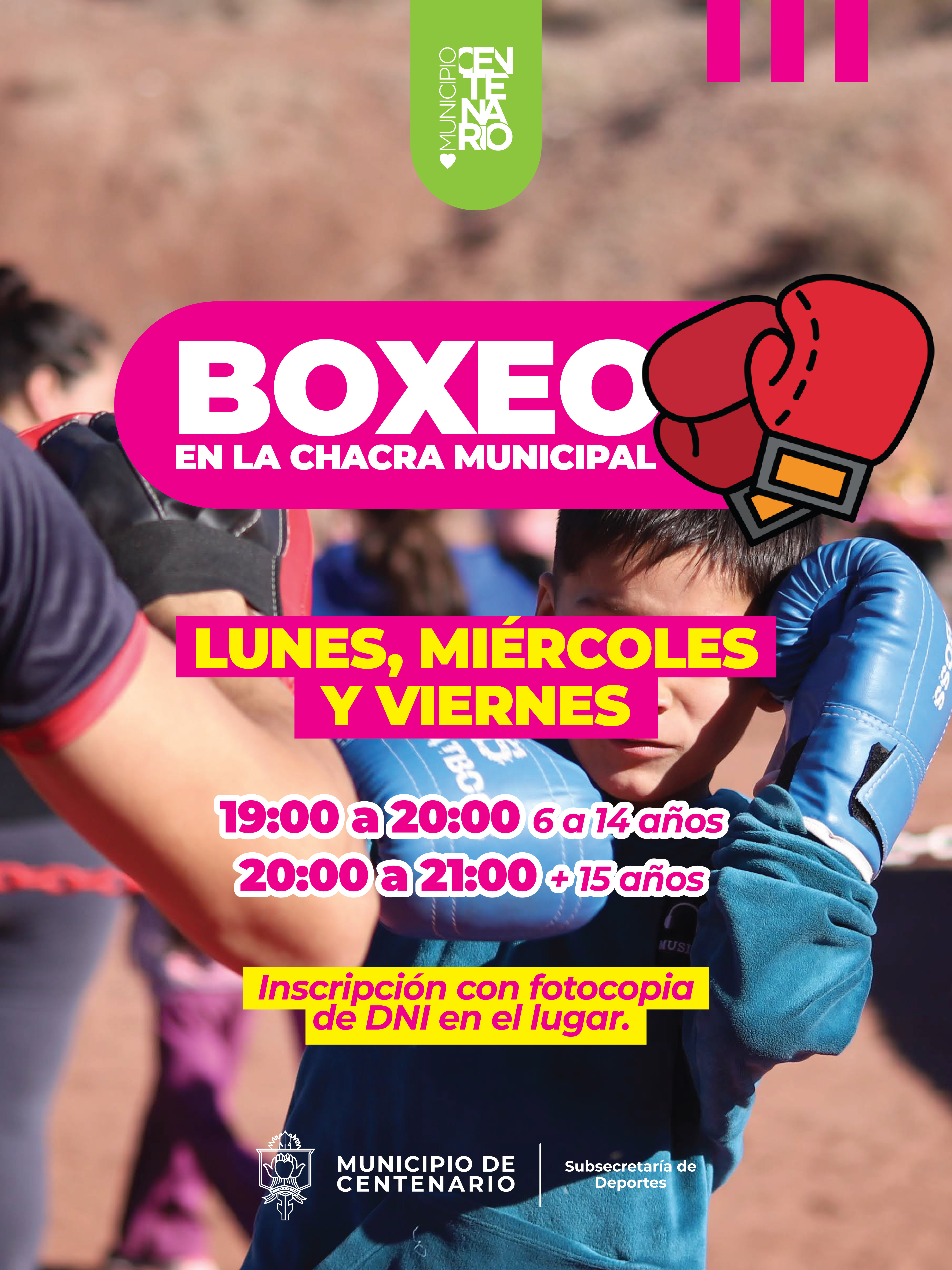 Imagen de LA SUBSECRETARÍA DE DEPORTES SUMA UNA NUEVA ESCUELA MUNICIPAL DE BOXEO