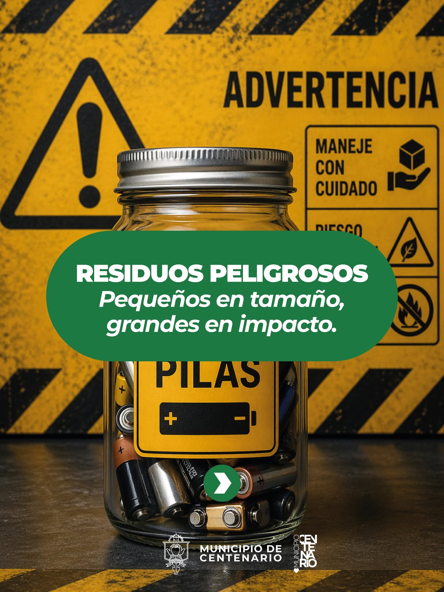 Imagen de CENTENARIO FORTALECE SUS CAMPAÑAS DE RECICLAJE CON PUNTOS DE ACOPIO DE PLÁSTICOS Y PILAS EN TODA LA CIUDAD