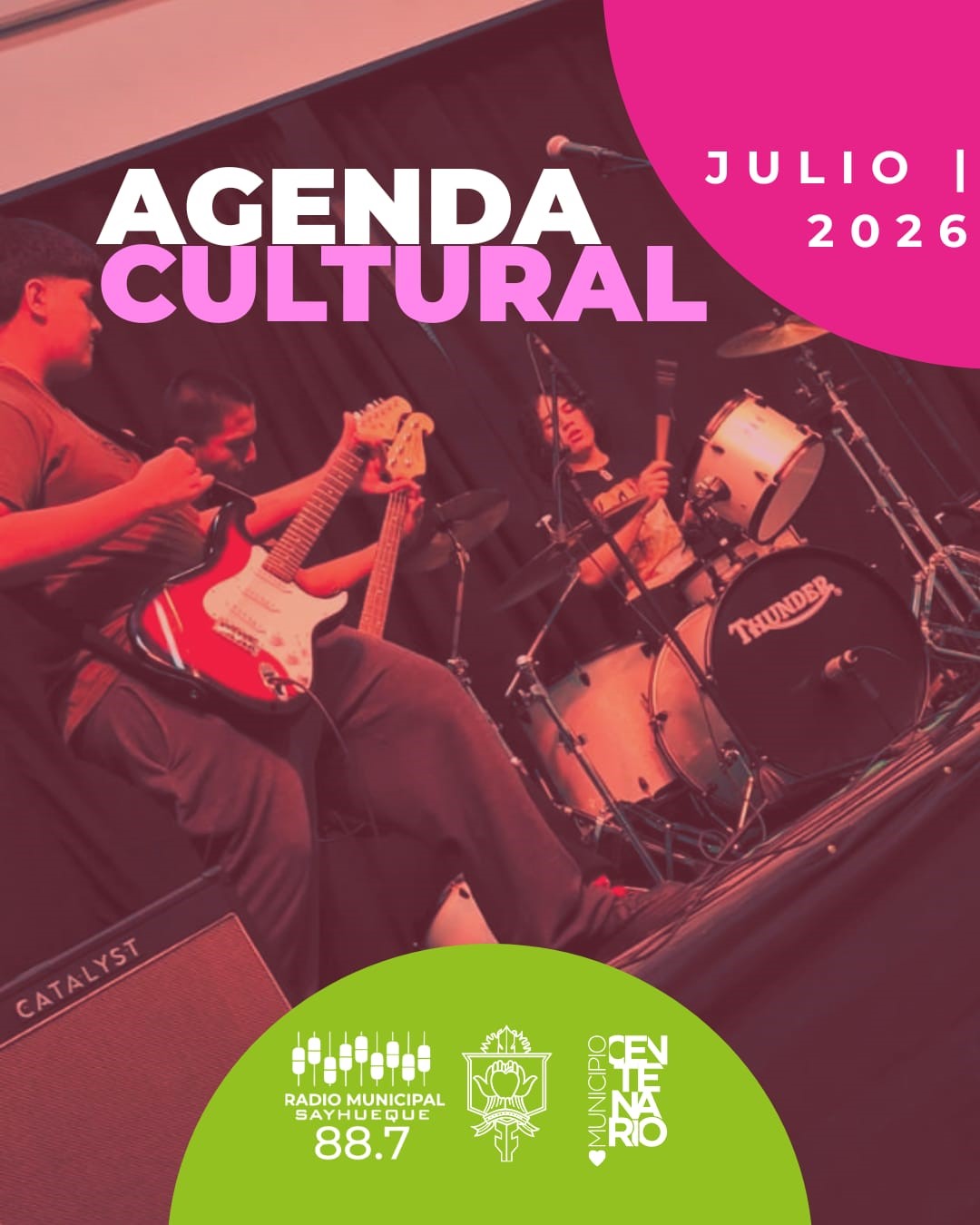 Imagen de LA RADIO MUNICIPAL SAYHUEQUE 88.7 PRESENTÓ UNA NUEVA EDICIÓN DE LA AGENDA CULTURAL REGIONAL CON ACTIVIDADES EN TODA LA REGIÓN