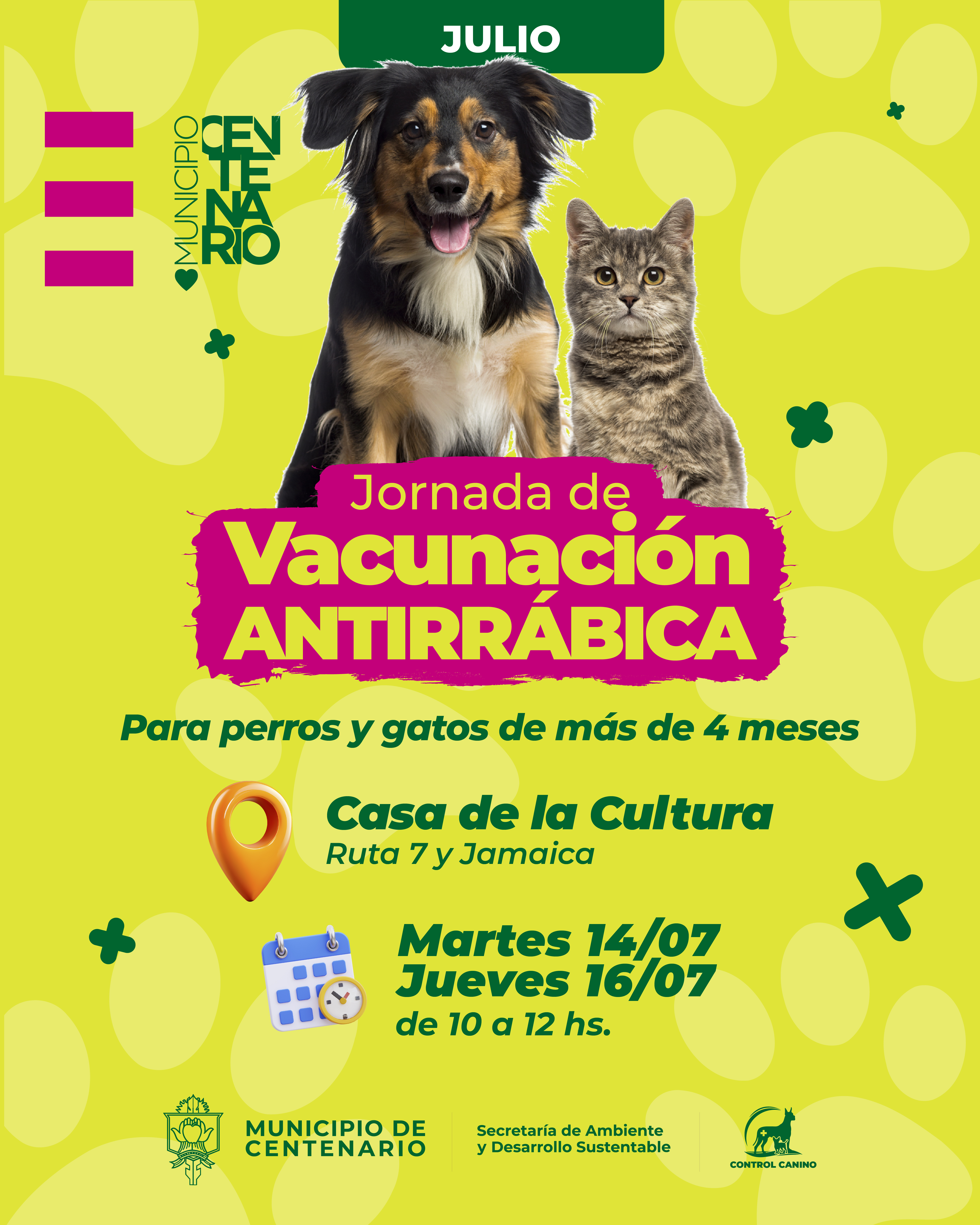 Imagen de CONTROL CANINO CONTINÚA CON LA CAMPAÑA GRATUITA DE VACUNACIÓN ANTIRRÁBICA Y DESPARASITACIÓN