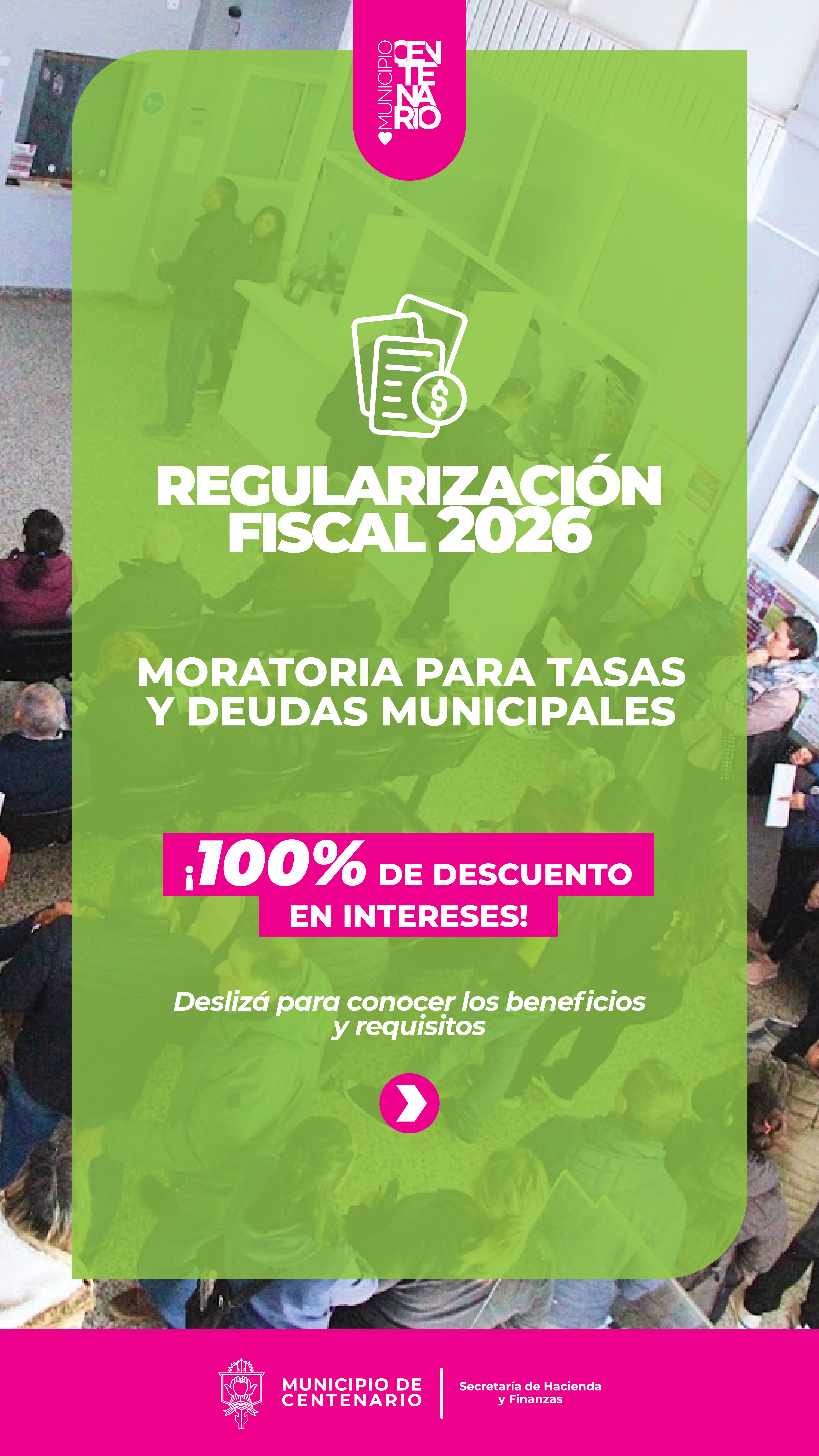 Imagen de LA MORATORIA MUNICIPAL YA SUPERÓ LOS 1.500 PLANES DE PAGO Y ESTARÁ VIGENTE HASTA EL 31 DE JULIO