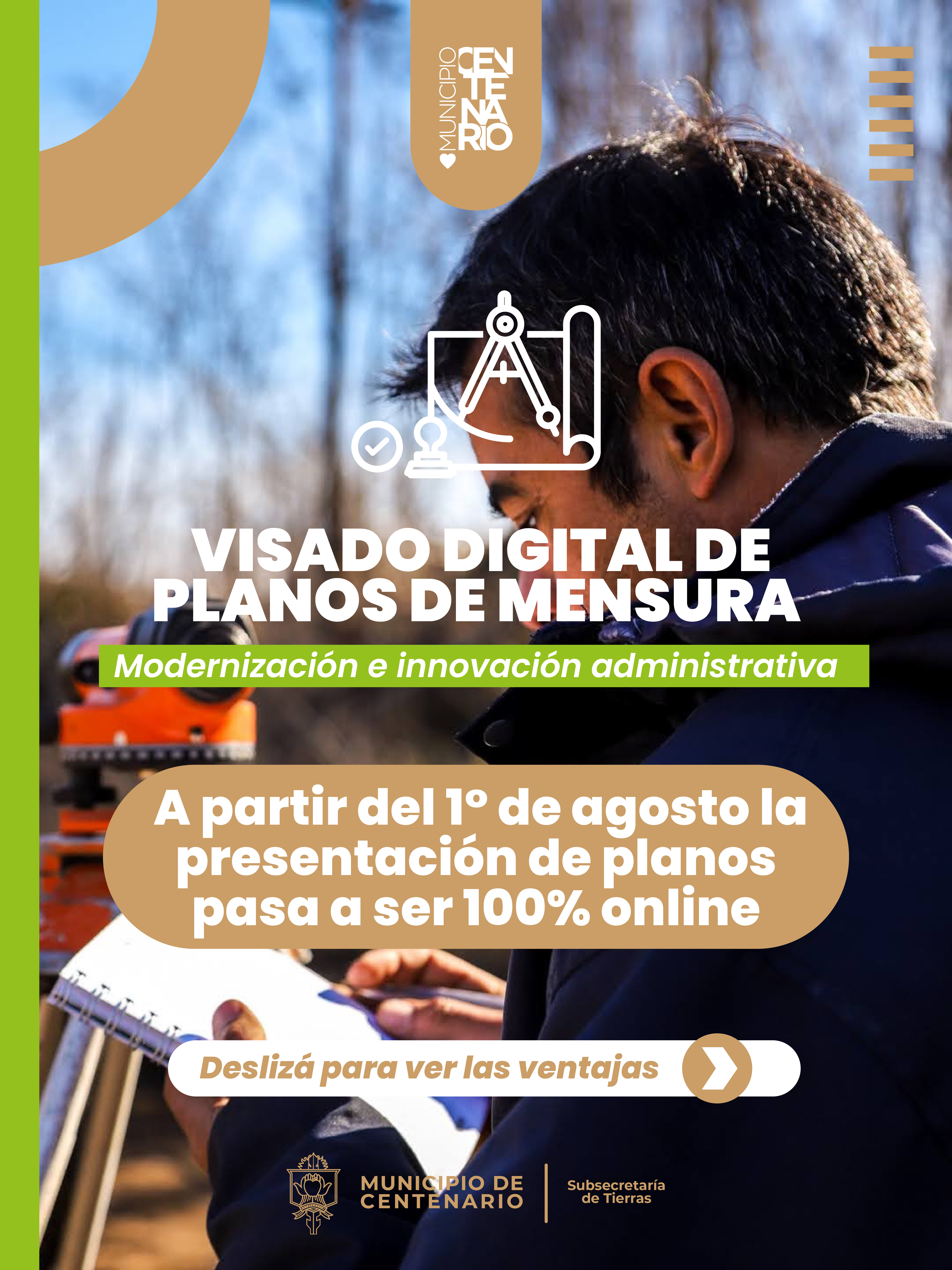 Imagen de DESDE EL 3 DE AGOSTO LOS PLANOS DE MENSURA SE PRESENTARÁN EXCLUSIVAMENTE DE MANERA ONLINE