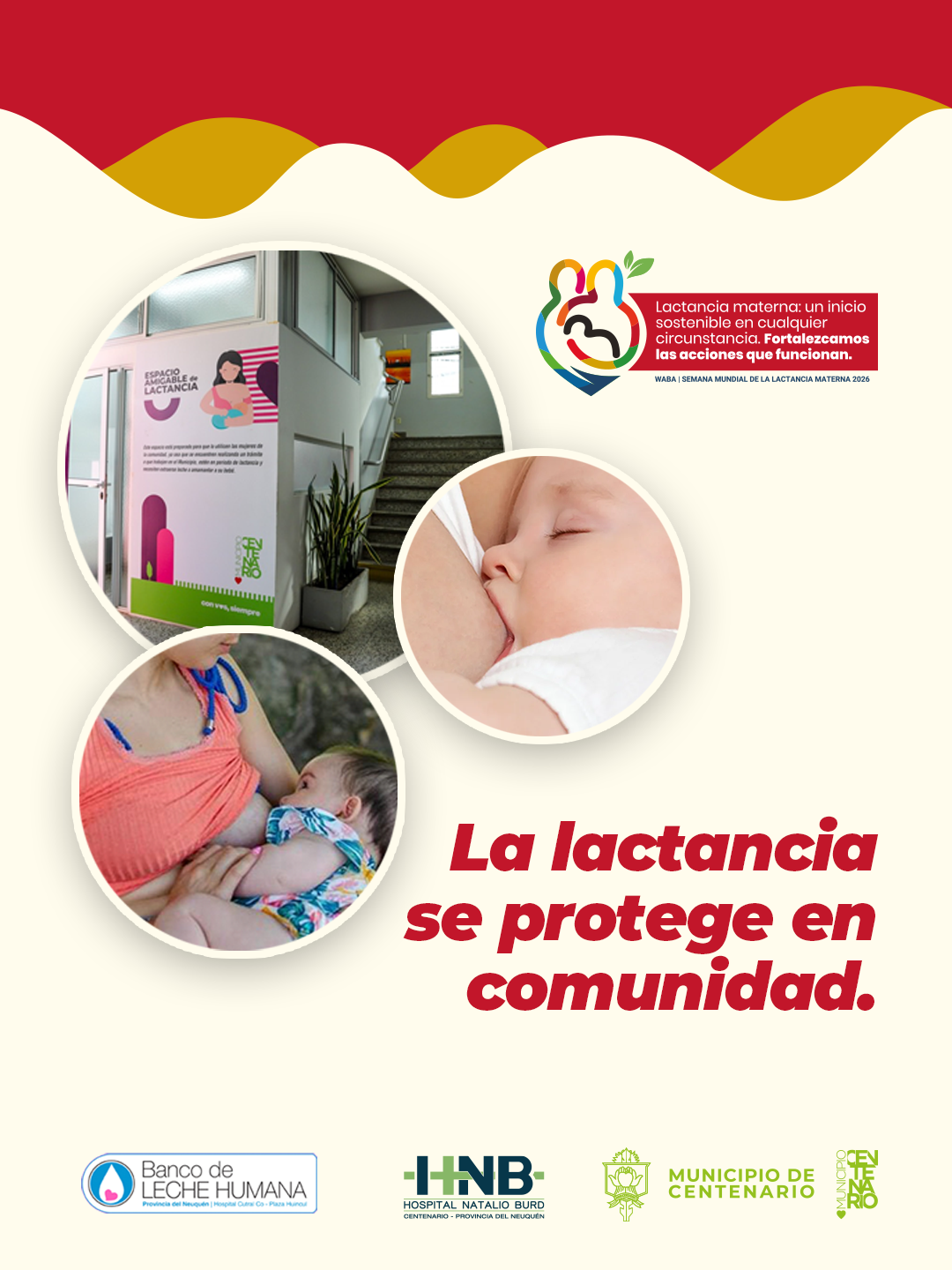 Imagen de CENTENARIO SE SUMA A LA SEMANA MUNDIAL DE LA LACTANCIA MATERNA Y FORTALECE LA DIFUSIÓN DE SU ESPACIO AMIGABLE DE LACTANCIA