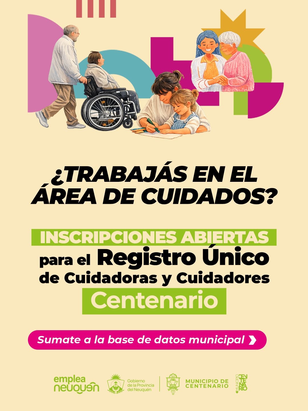 Imagen de EL MUNICIPIO SIGUE SUMANDO CUIDADORAS Y CUIDADORES AL REGISTRO ÚNICO
