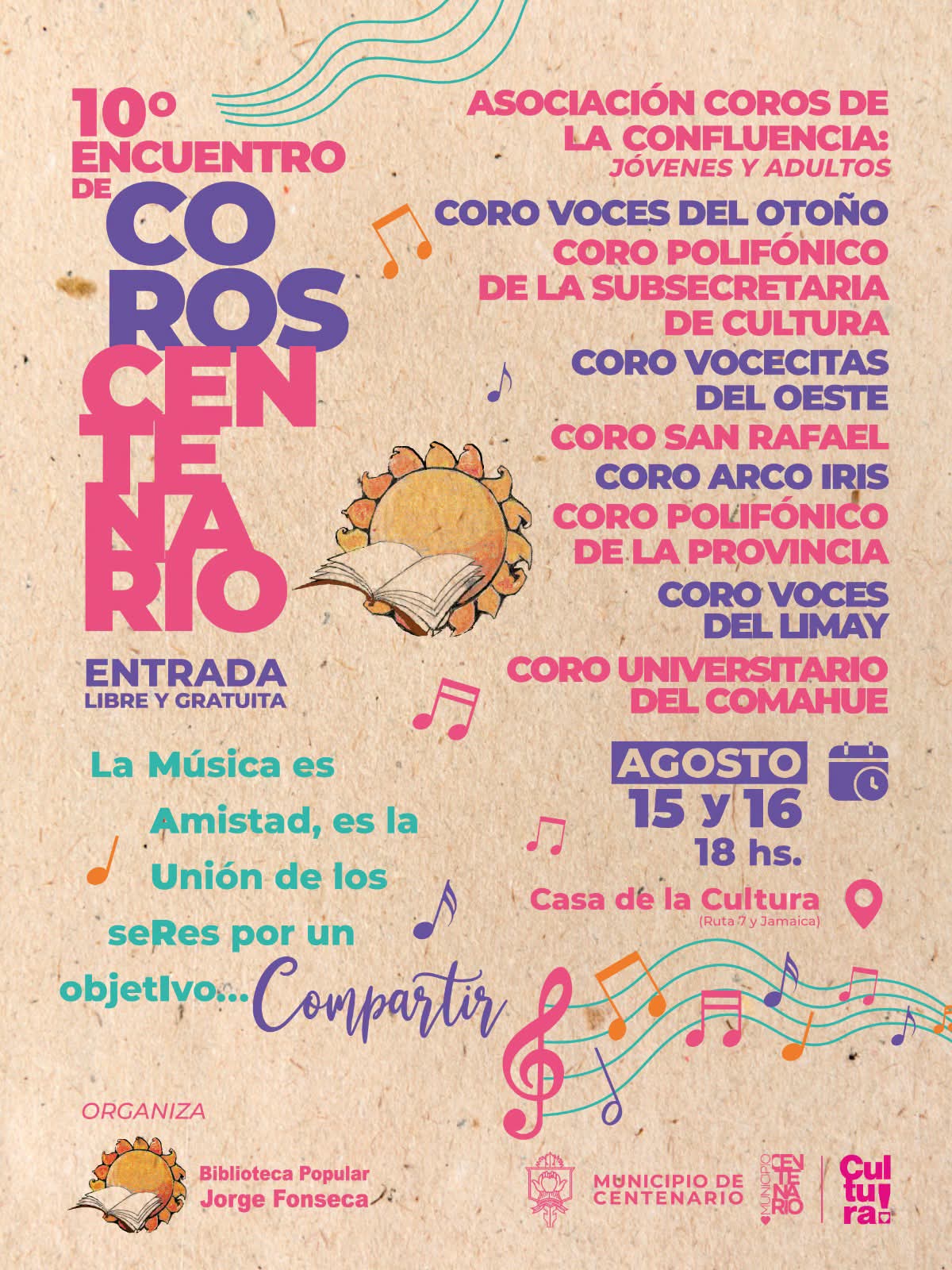 Imagen de CENTENARIO SE PREPARA PARA VIVIR UNA NUEVA EDICIÓN DEL ENCUENTRO DE COROS