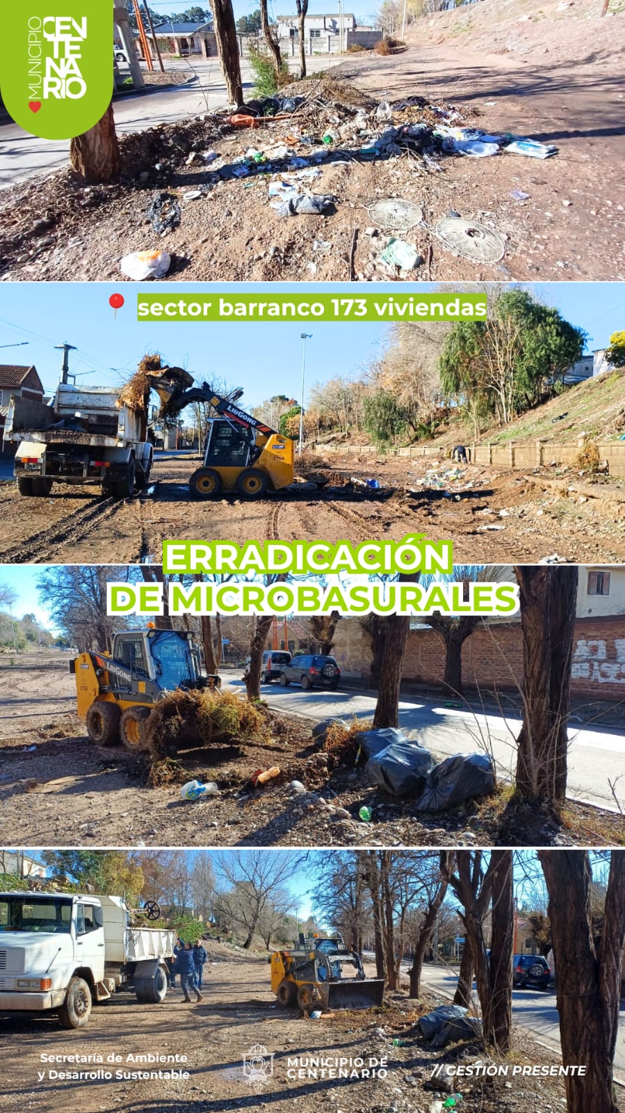 Imagen de EL MUNICIPIO AVANZA CON LA ERRADICACIÓN DE MICROBASURALES EN ESPACIOS PÚBLICOS