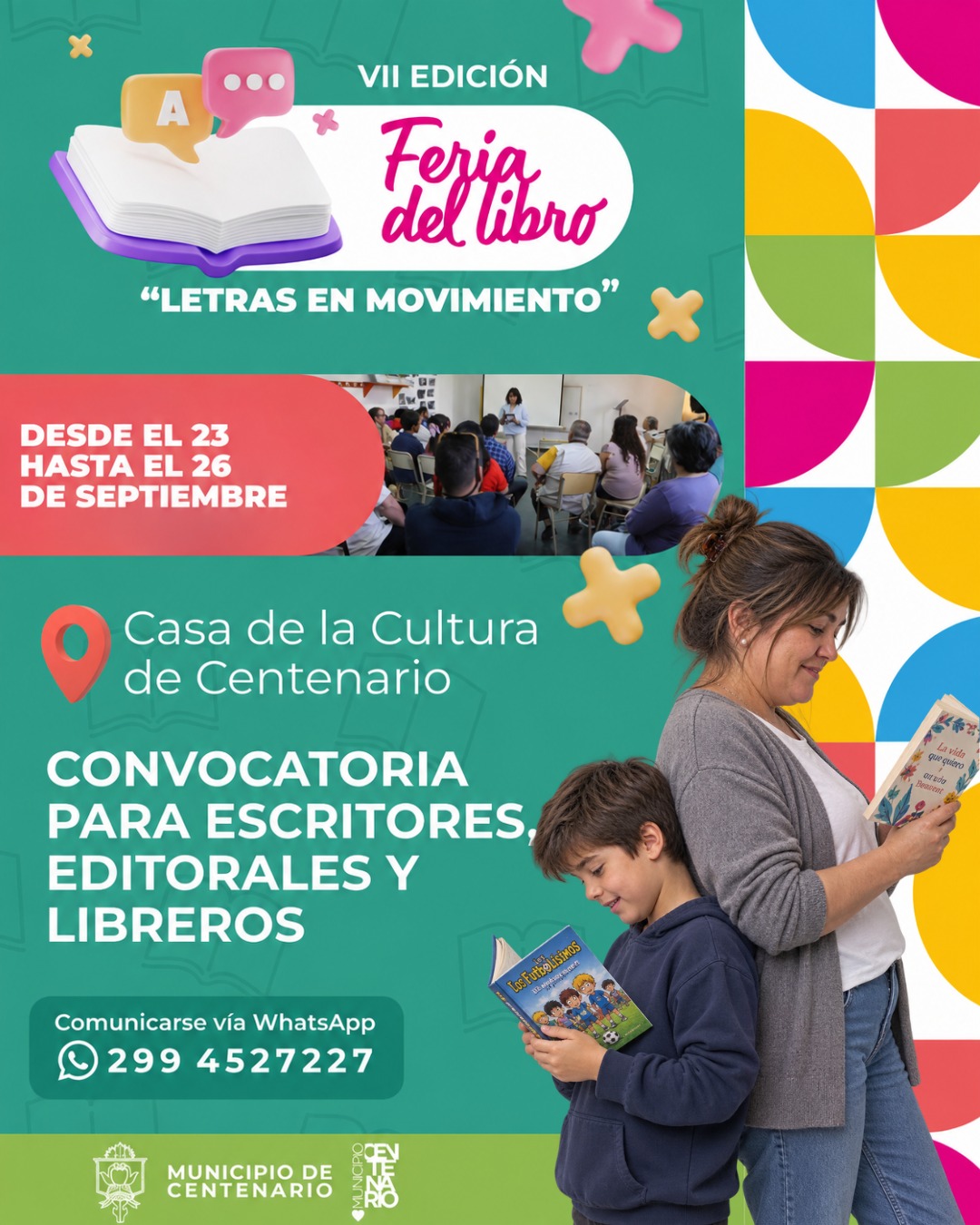 Imagen de VII FERIA DEL LIBRO DE CENTENARIO: CUATRO JORNADAS PARA CELEBRAR LA LECTURA Y LA CULTURA