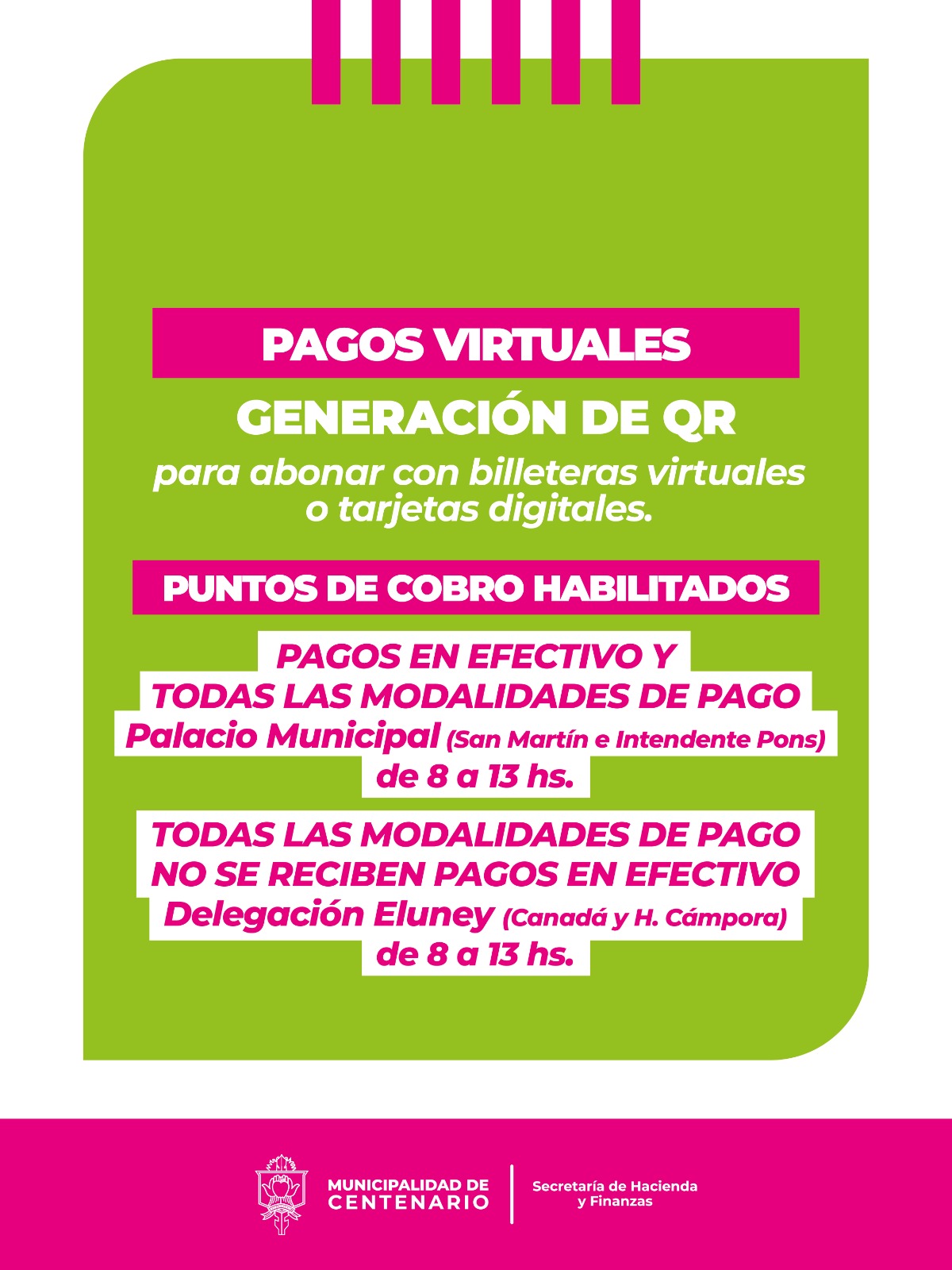 Imagen de LA MUNICIPALIDAD AMPLÍA LAS OPCIONES DE PAGO CON NUEVAS ALTERNATIVAS DE FINANCIACIÓN