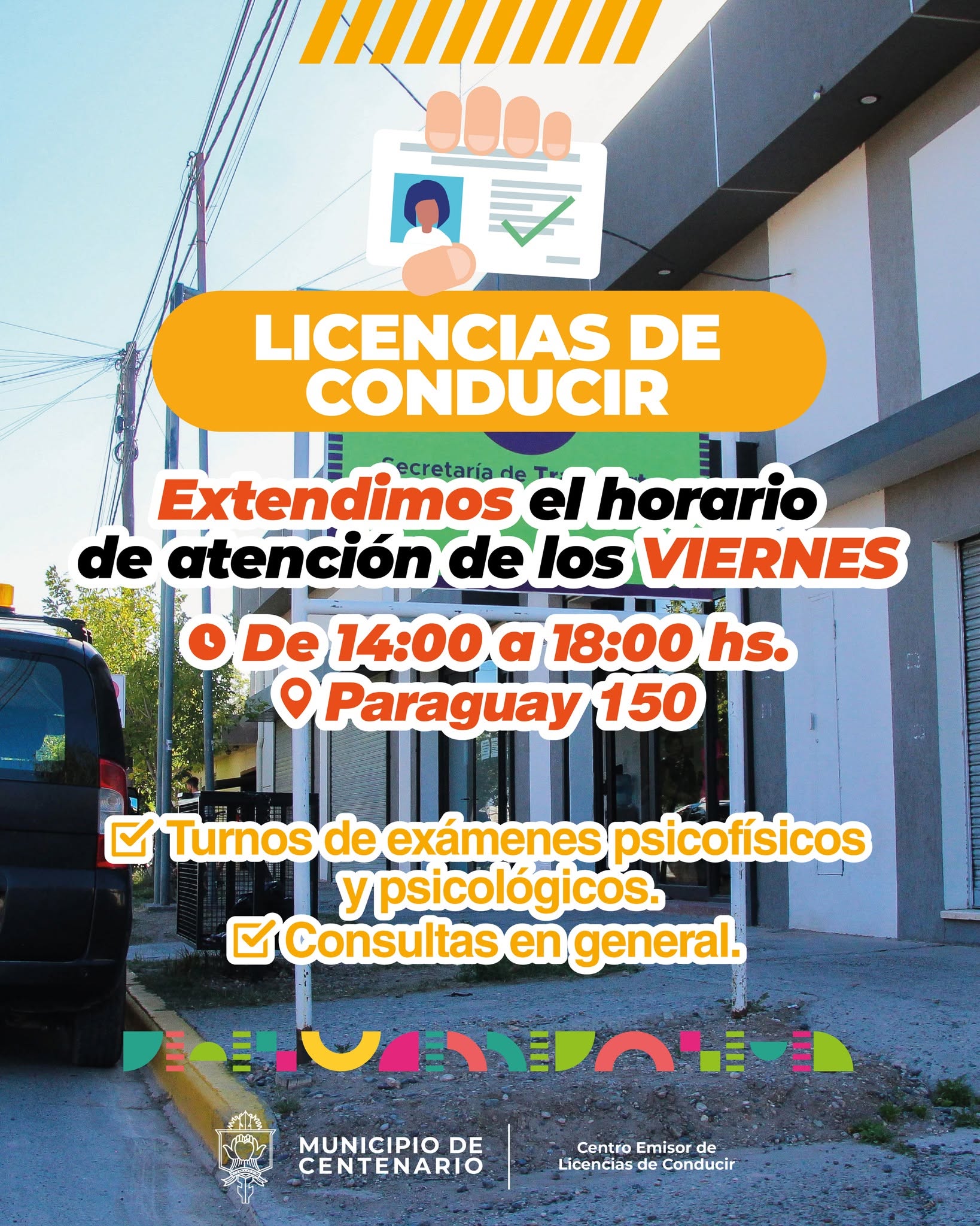 Imagen de CAMBIOS EN LA ATENCIÓN Y MEDIOS DE PAGO EN EL CENTRO EMISOR DE LICENCIAS