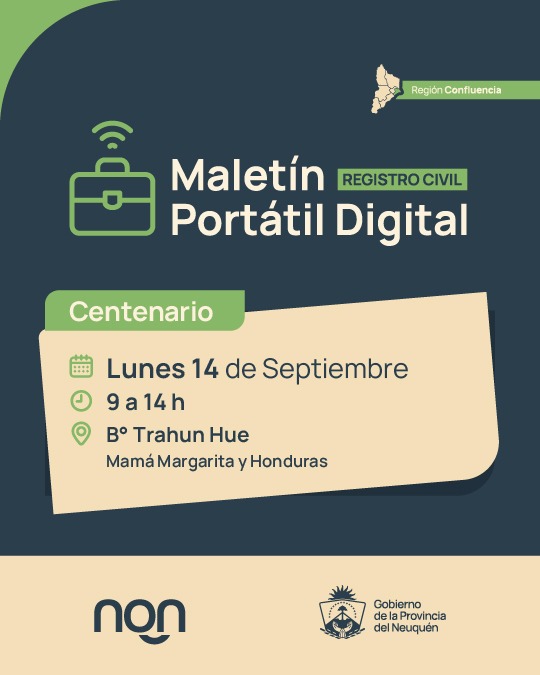 Imagen de EL REGISTRO CIVIL MÓVIL LLEGÓ HOY AL BARRIO TRAHUN HUE