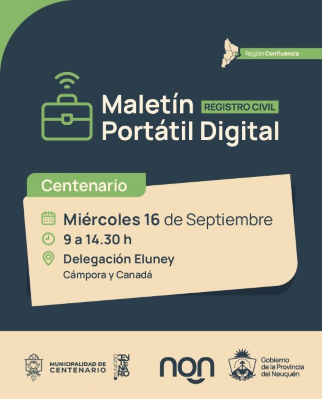 Imagen de MALETÍN PORTÁTIL DIGITAL LLEGARÁ MAÑANA A LA DELEGACIÓN DEL BARRIO ELUNEY 